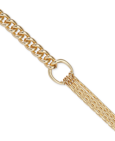 Shop Lucky Brand Gold-tone Multi Chain Link Bracelet