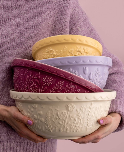 Mason Cash In The Meadow Set Of 3 Mixing Bowls In Multi