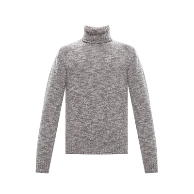 Shop Dolce & Gabbana Dolce & Gabban Wool Sweater In Gray