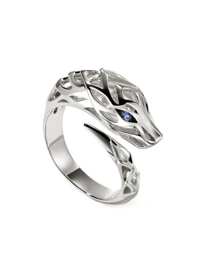 Shop John Hardy Women's Naga Dragon Sterling Silver & Sapphire Ring