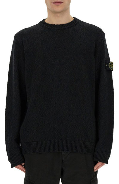 Shop Stone Island Compass In Black