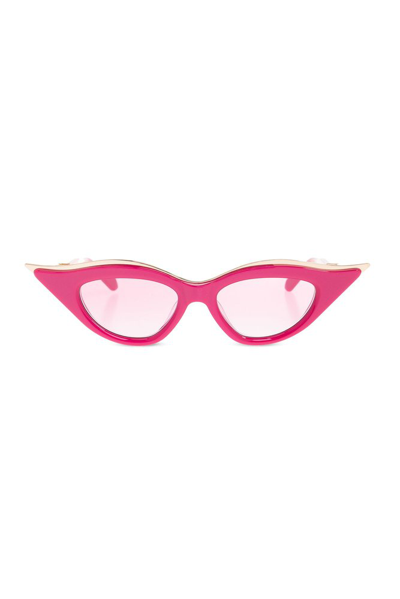 Shop Valentino Eyewear Cat In Pink