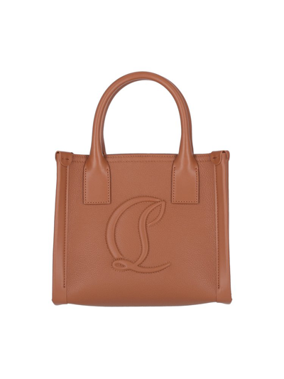 Shop Christian Louboutin By My Side Mini Tote Bag In Brown