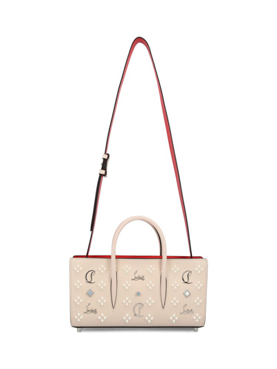 Shop Christian Louboutin Paloma Tote Bag In Beige