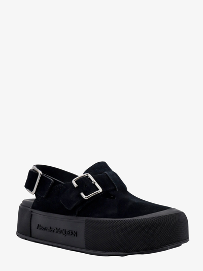 Shop Alexander Mcqueen Man New Micmac Man Black Sandals