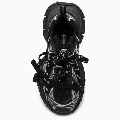 Shop Balenciaga 3xl Black/white Mesh And Polyurethane Trainer Men