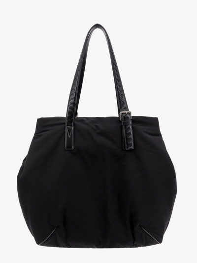 Shop Bottega Veneta Man Shoulder Bag Man Black Shoulder Bags