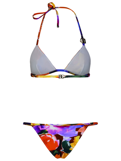 Shop Dolce & Gabbana Woman Multicolor Polyamide Blend Bikini