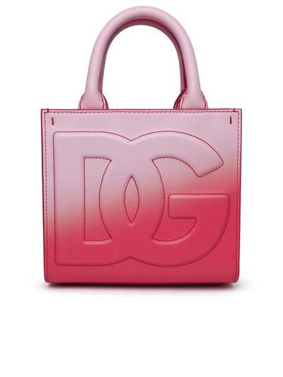 Shop Dolce & Gabbana Pink Leather Bag Woman