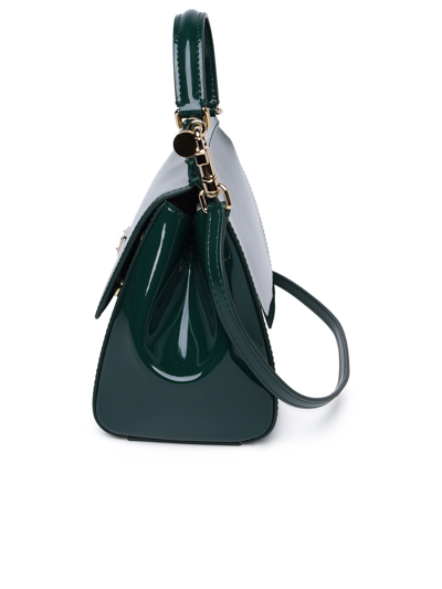 Shop Dolce & Gabbana Woman Green Patent Leather Bag