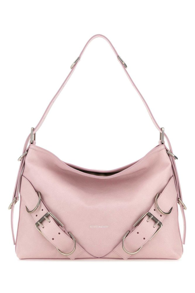 Shop Givenchy Medium Voyou Shoulder Bag In Pink