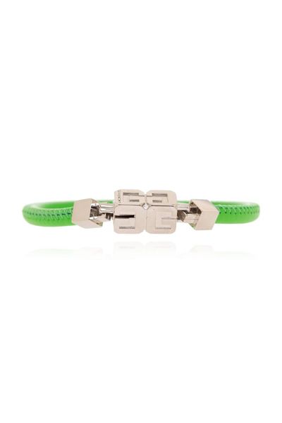 Shop Givenchy G Cube Bracelet In Green