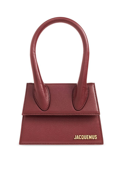 Shop Jacquemus Le Chiquito Moyen Signature Handbag In Red