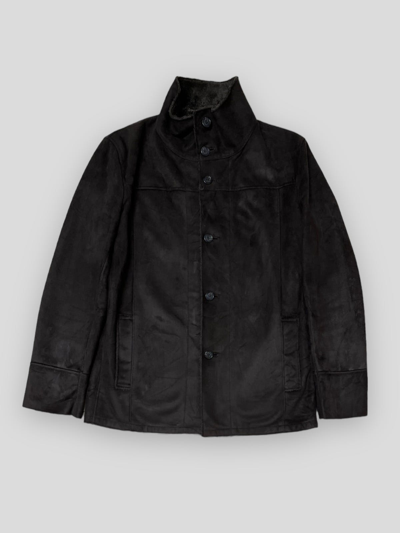 Pre-owned Yohji Yamamoto Send Offer Japan Designer Ined  Suede Jacket In Brown
