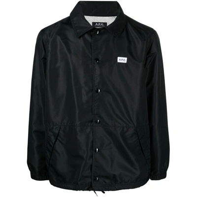 Shop Apc A.p.c. Outerwears In Black