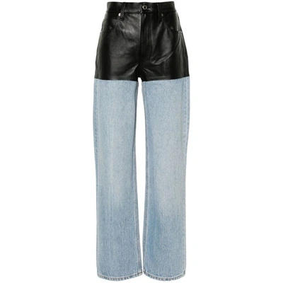 Shop Alexander Wang Jeans In Blue/black