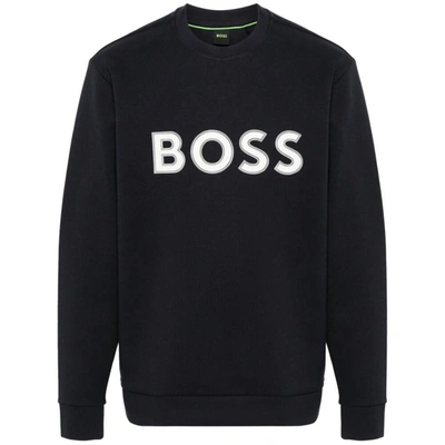 Shop Hugo Boss Boss Sweatshirts In Blue