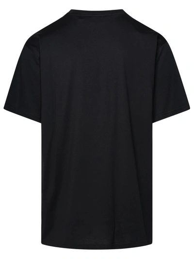 Shop Burberry Black Cotton T-shirt