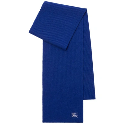 Shop Burberry Scarves In Blue