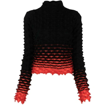Shop Chet Lo Tops In Black/red