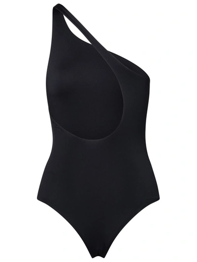 Shop Off-white Black Polyamide Swimsuit