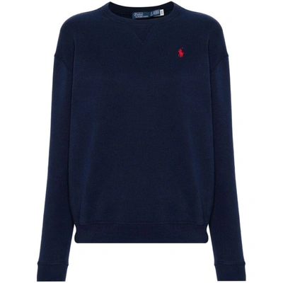 Shop Ralph Lauren Sweatshirts In Blue