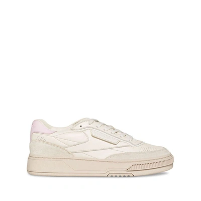 Shop Reebok Sneakers In White/pink