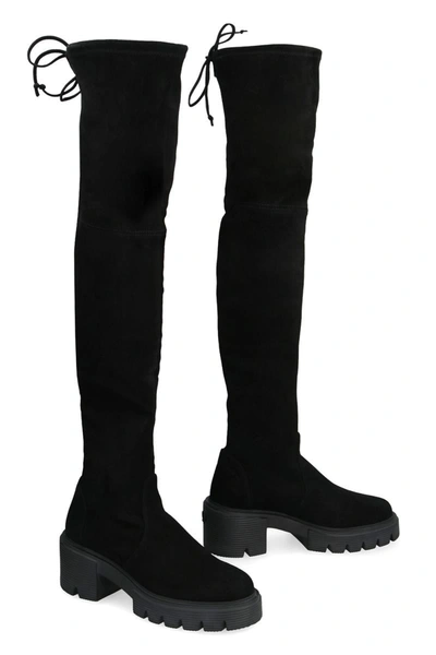 Shop Stuart Weitzman Soholand Over-the-knee Boots In Black