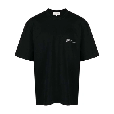 Shop Studio Nicholson T-shirts In Black