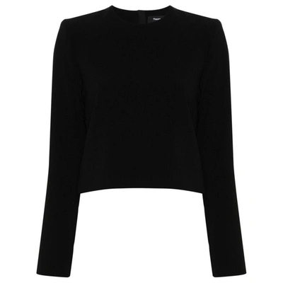 Shop Theory Sweaters In Black