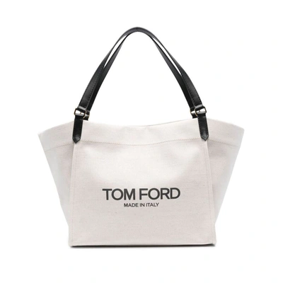 Shop Tom Ford Bags In Neutrals