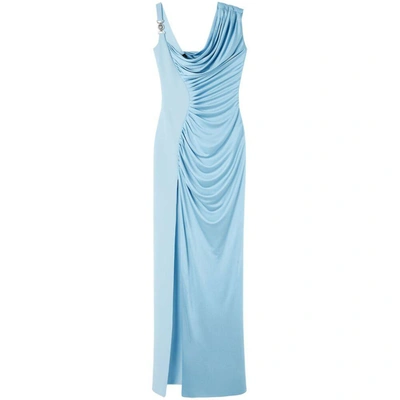 Shop Versace Dresses In Blue