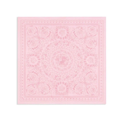 Shop Versace Scarves In Pink
