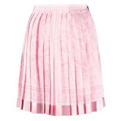 Shop Versace Skirts In Pink