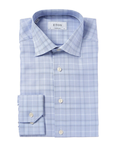 Shop Eton Contemporary Fit Dress Shirt In Blue