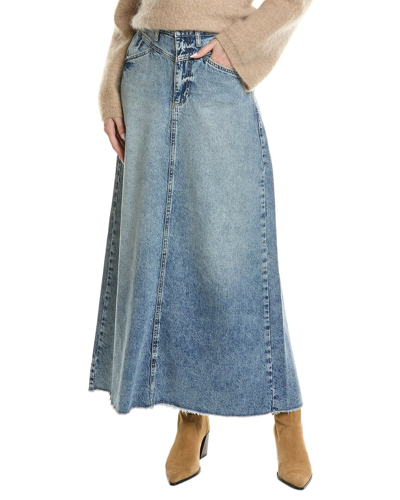 Shop Free People Come As You Are Denim Maxi Skirt
