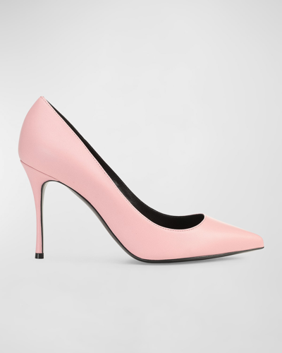 Shop Sergio Rossi Classic Leather Pumps In Light Rose