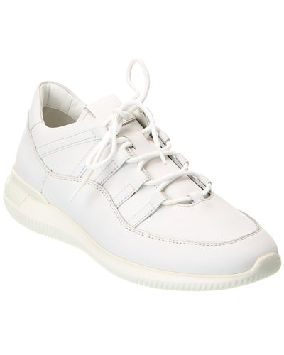 Shop Tod's Leather Sneaker In White