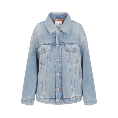 Shop Acne Studios Cotton Jacket In Blue