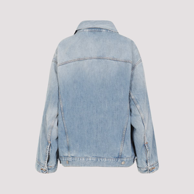 Shop Acne Studios Cotton Jacket In Blue