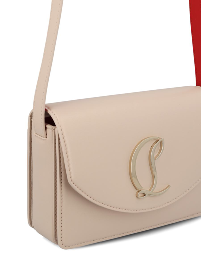 Shop Christian Louboutin Handbags In Leche/gold
