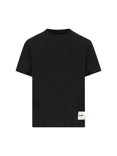 Shop Jil Sander T-shirt And Polo In Black