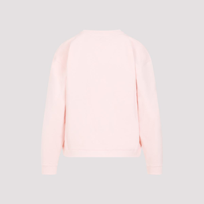 Shop Kenzo Cotton Pullover Sweater In Pink & Purple