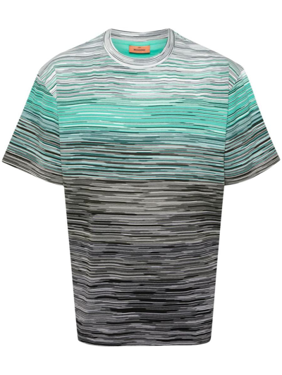 Shop Missoni Cotton T-shirt In Multicolour