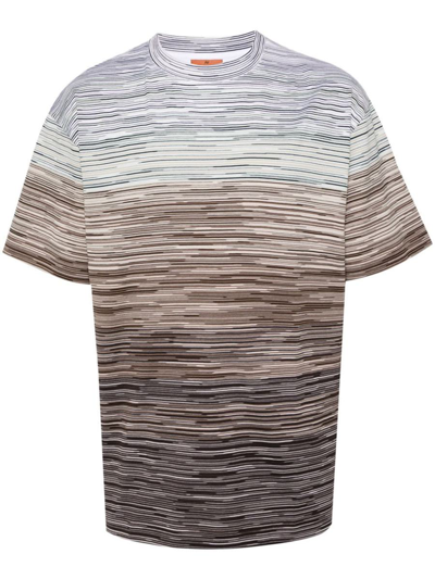 Shop Missoni Cotton T-shirt In Multicolour