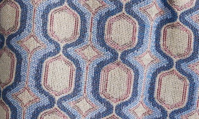 Shop Corridor Mosaic Cotton Blend Military Jacket In Blue