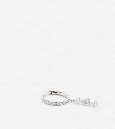 Persée 18kt Gold Single Earring With Diamonds In White