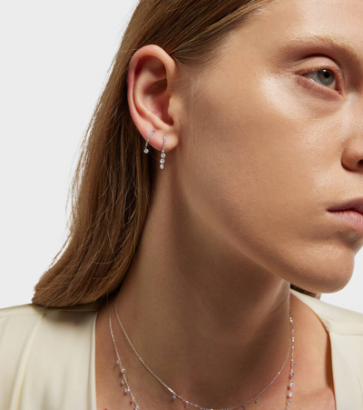 Persée 18kt Gold Single Earring With Diamonds In White