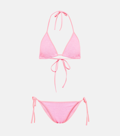 Shop Hunza G Gina Bikini In Pink