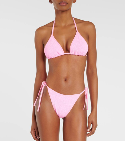 Shop Hunza G Gina Bikini In Pink